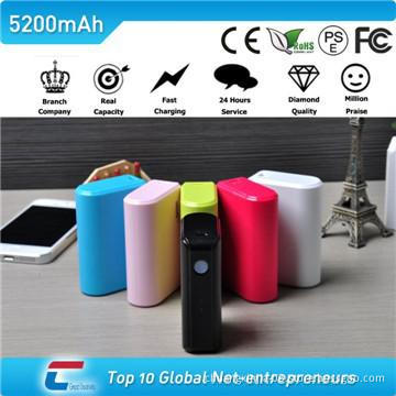 External battery pack charger for Iphonewith plastic case  5200mah